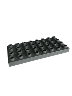 Lego® Duplo® deska 4x8 tm. šedá